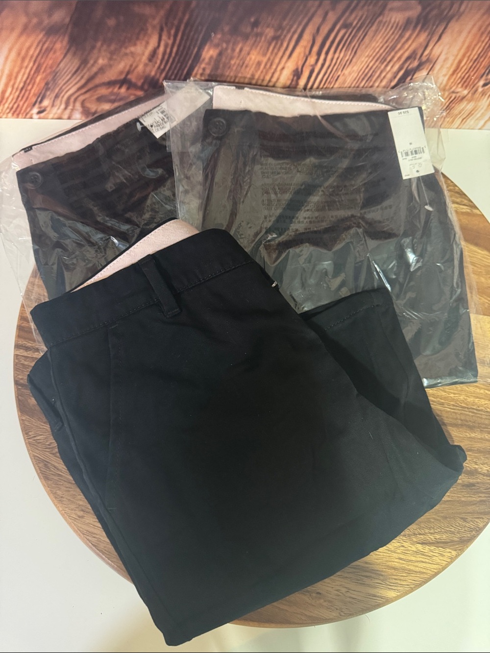 GAP Kids Black Midi uniform shorts- Pack of Three